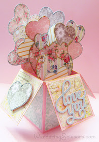 Wandering Scissors: Card in a Box Valentine