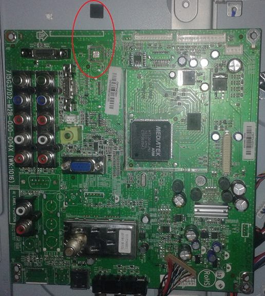 El rincón de soluciones tv Sharp LCD modelo 32A28L. Sin encendido.