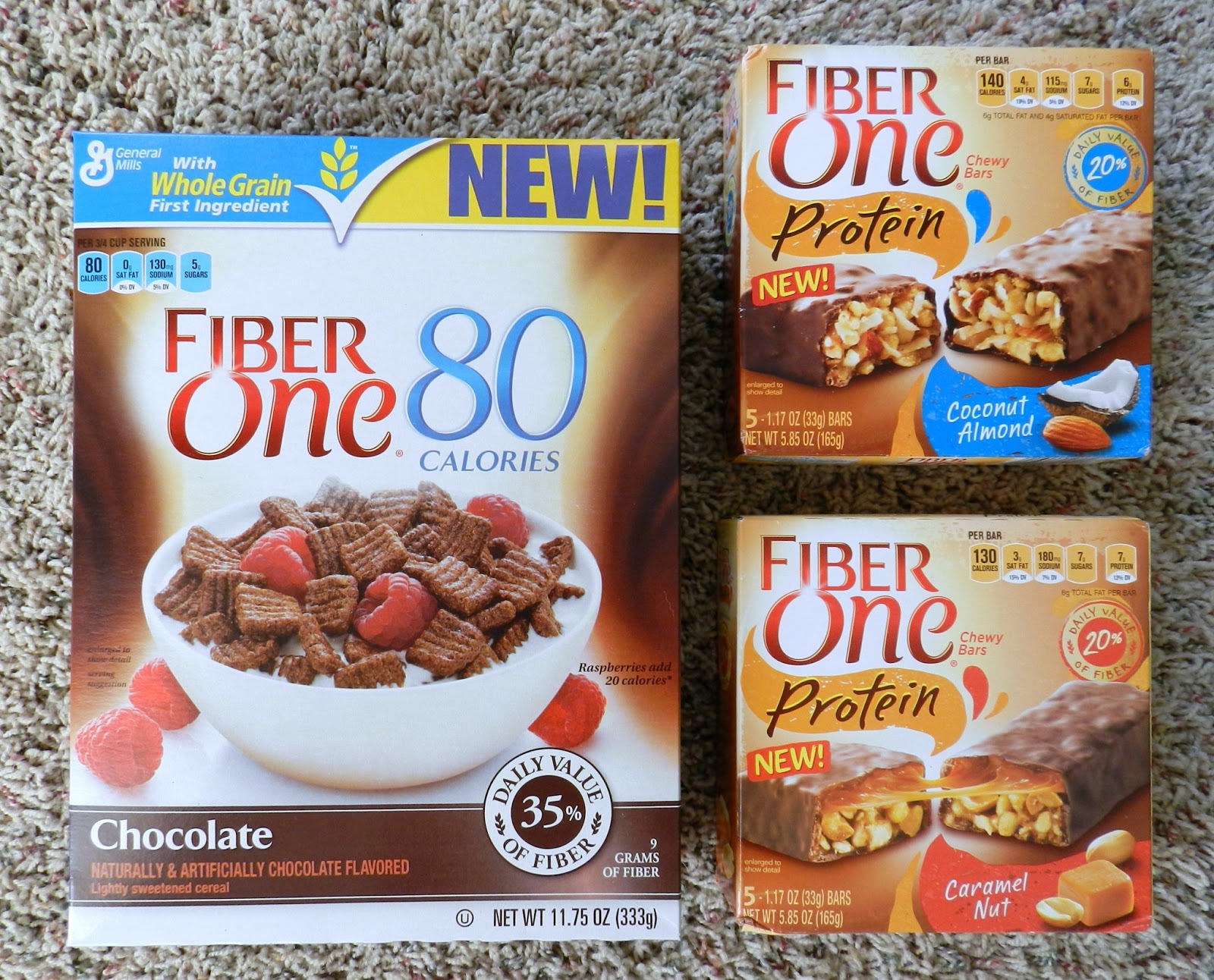 My Journey to Fit Fiber One Chocolate Cereal/Protein Bars Review and