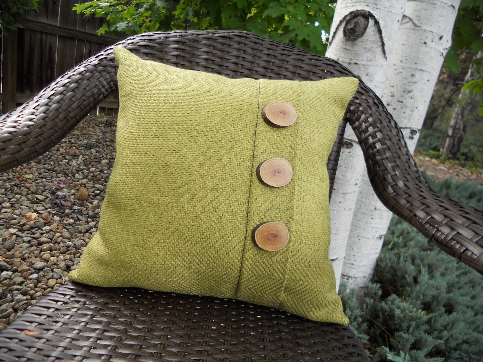 Just Another Hang Up A GiveAway and Button Pillow Number 2