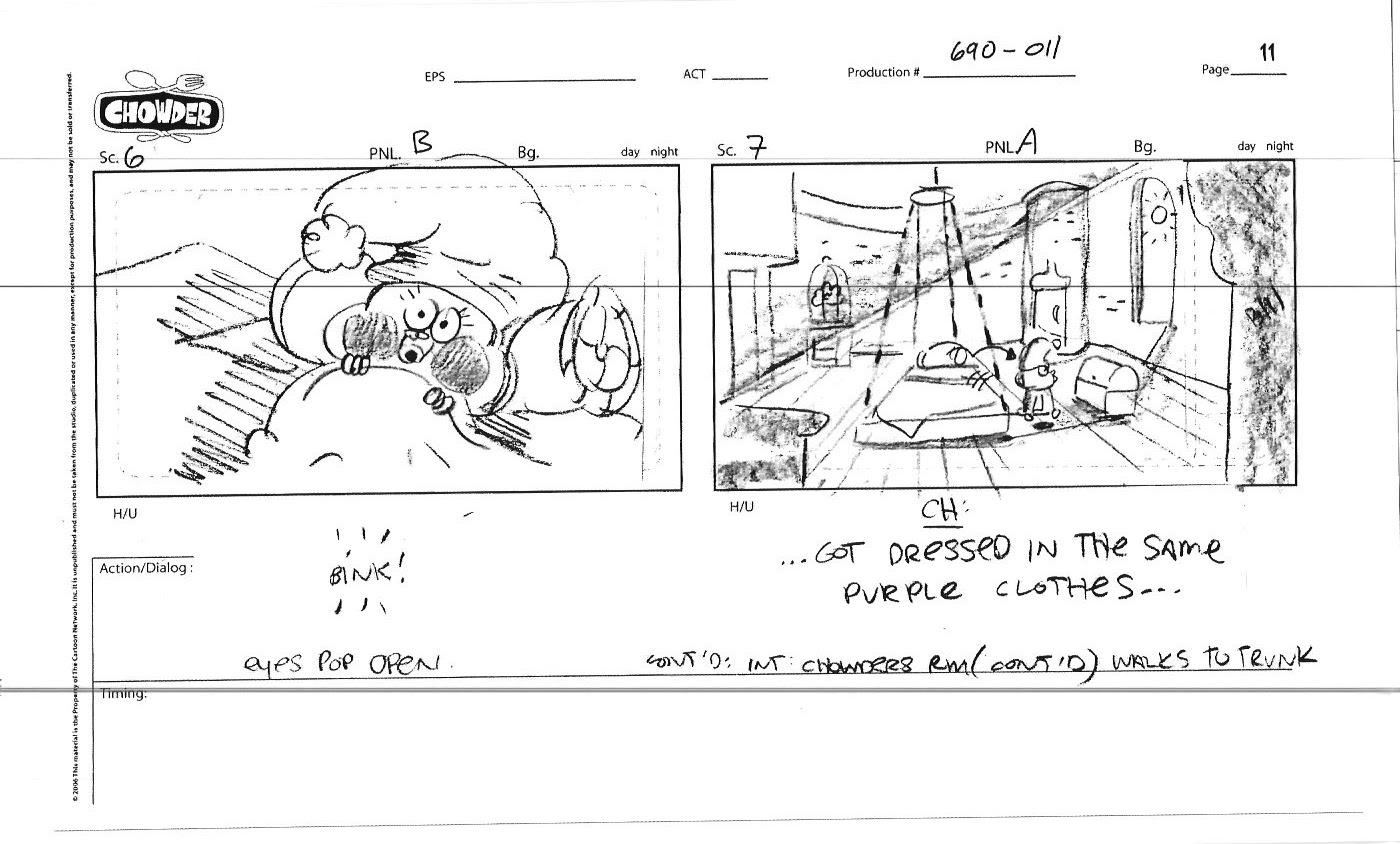 Brett Varon Director, Storyboard Artist and Writer Here's a CHOWDER