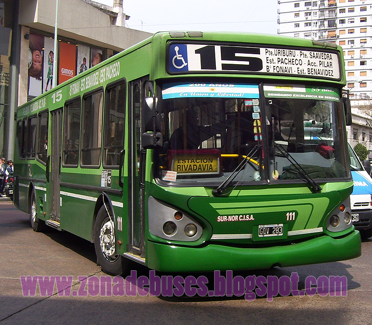 Colectibus Zona de Buses LINEA 15