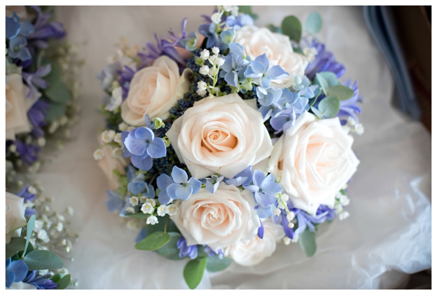 A Traditional English Countryside Wedding With A Floral Fabric