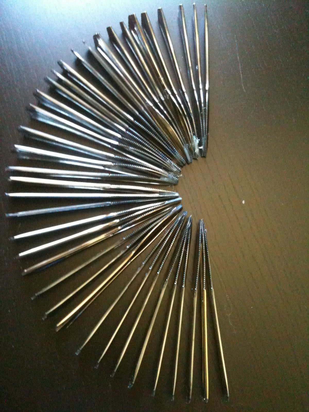 A Childhood List 16) Recycled Plastic Knife Wreath