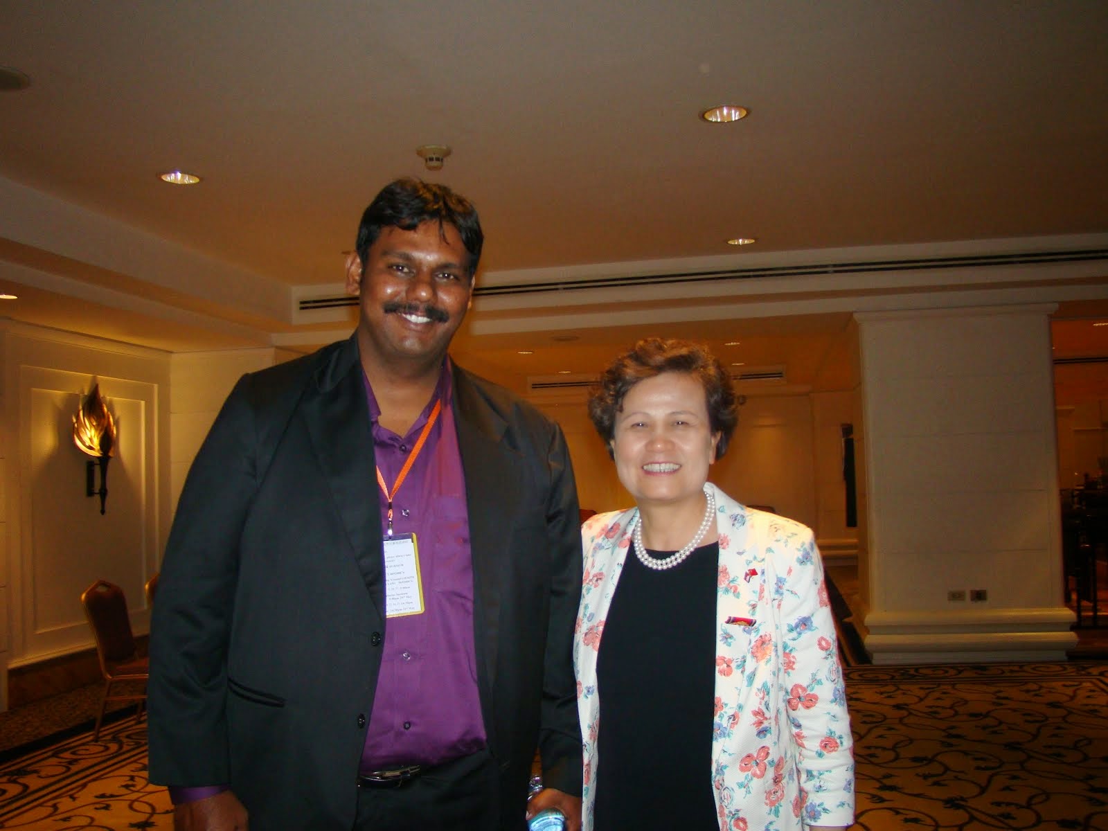With Madam Xu Lin