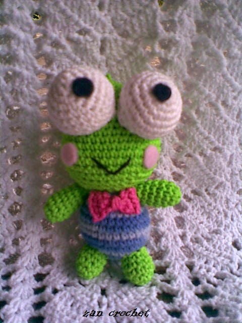 Keroppi ~ Zan Crochet