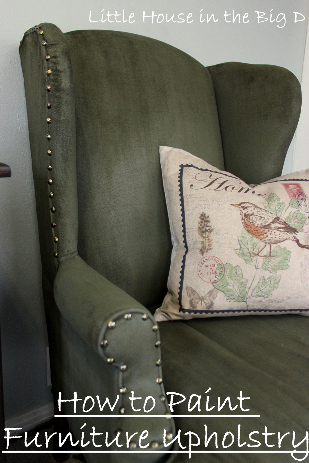 How to Paint Furniture Upholstery Painting fabric furniture, Painting