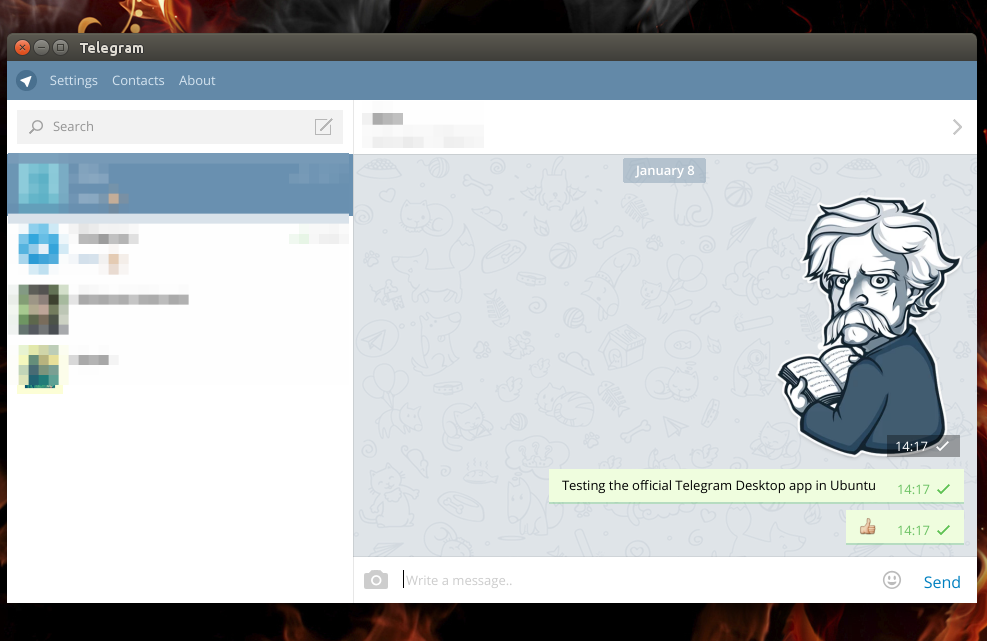 Telegram Desktop Ubuntu