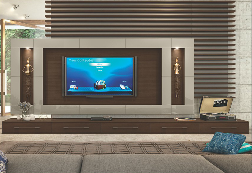 Home Sala De Tv Planejado ~ 10 Soluções em Alto Padrão para um Home Theater Planejado Bella Home Sala De Tv Planejado ~ 10 Soluções em Alto Padrão para um Home Theater Planejado Bella