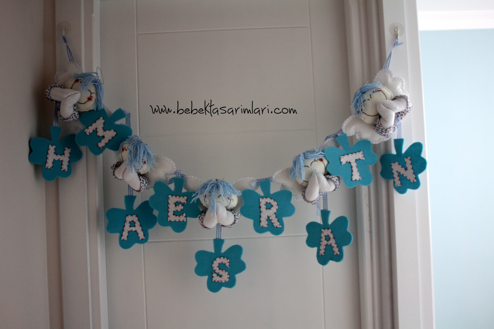 BEBEK TASARIMLARI HASAN MERT BEBEĞİN KAPI SÜSÜ