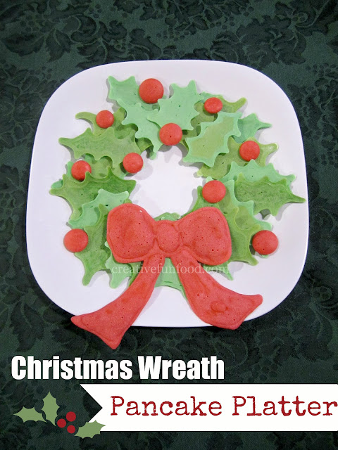 Christmas Wreath Pancakes – Edible Crafts