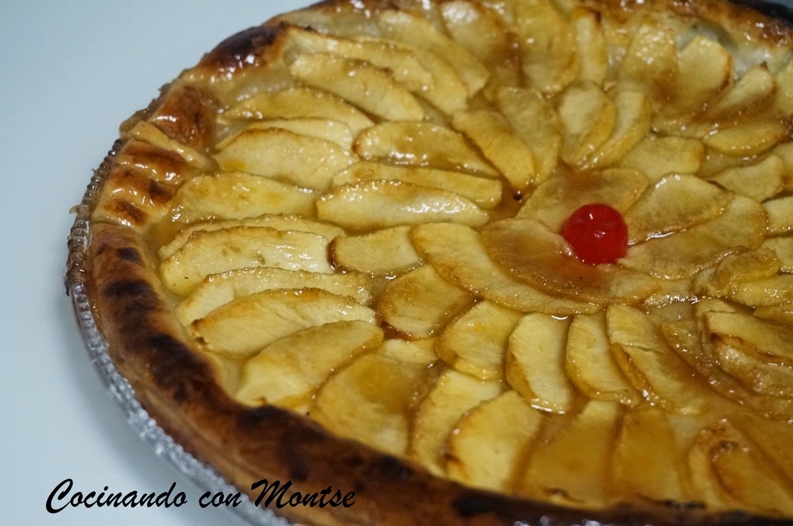 Tarta De Hojaldre Con Manzana
