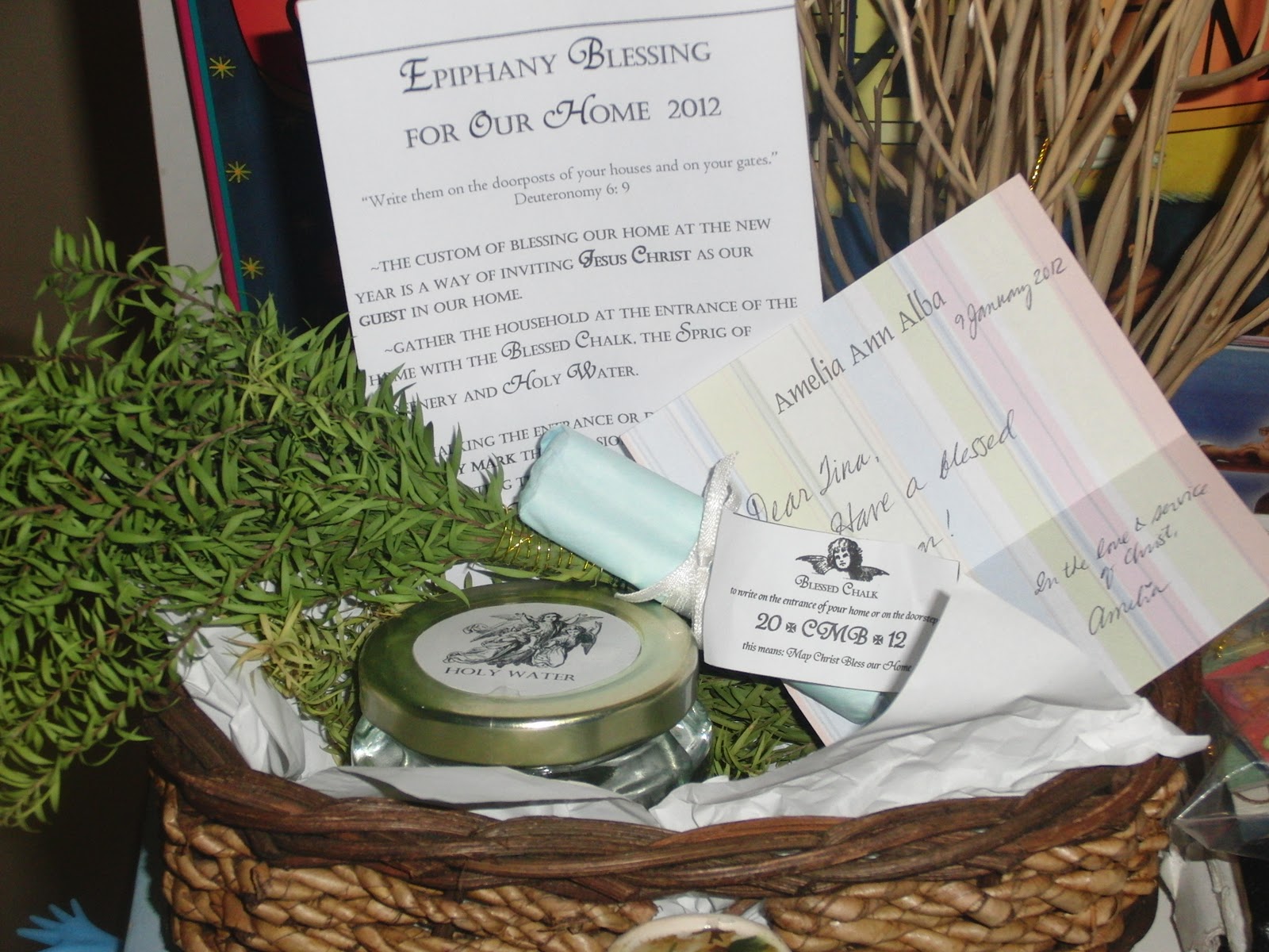 Teacher Mama Tina Our Epiphany House Blessing Kit )