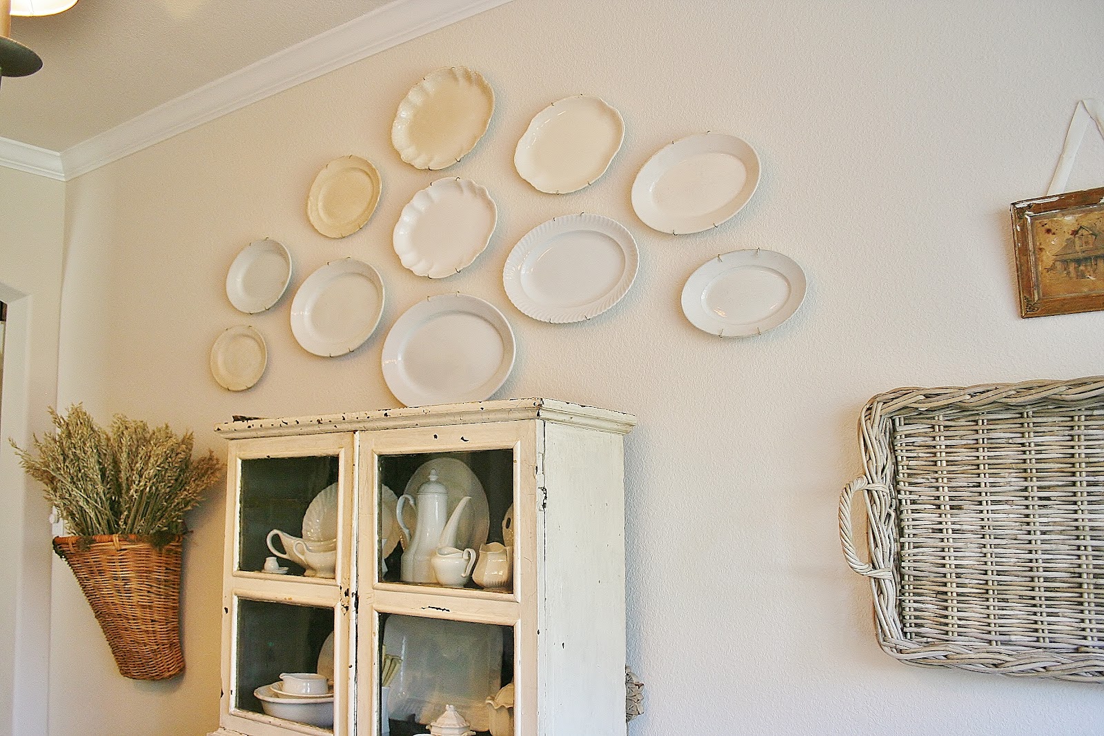 The Farmhouse Porch Ironstone Platter Wall Reveal