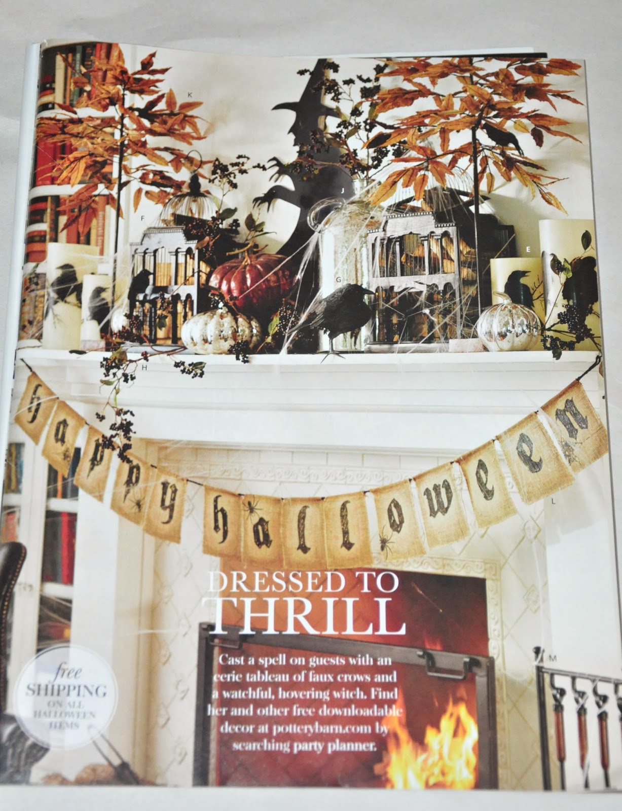 Serendipity Refined Blog Pottery Barn Inspired Halloween Mantel Witch