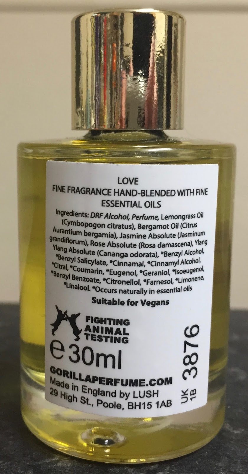 All Things Lush UK Love Liquid Perfume