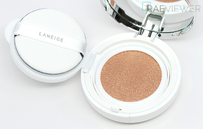 The Raeviewer A Premier Blog For Skin Care And Cosmetics From An Esthetician S Point Of View Cushions 3lab Aqua Laneige 5 In 1 And Sulwhasoo Perfecting Foundation Review Photos Comparisons