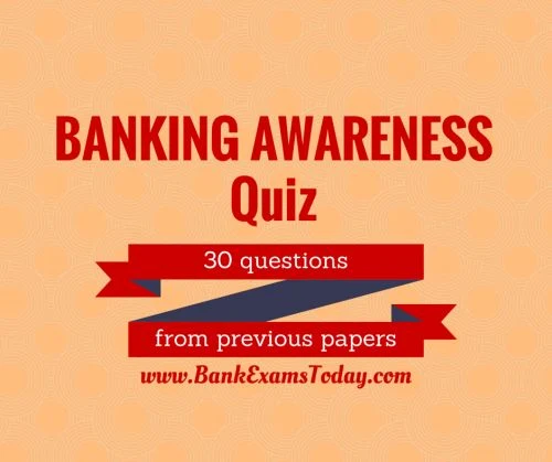 Banking awareness quiz