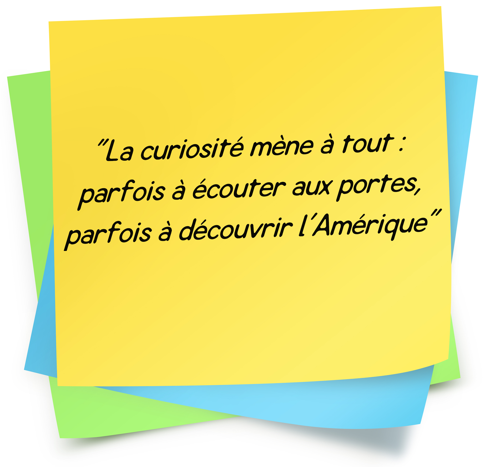 citation sur la curiosite