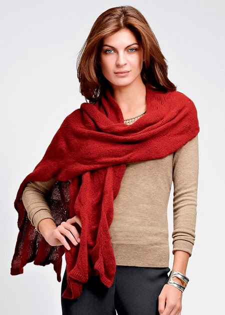 Модные женские шарфы осень-зима