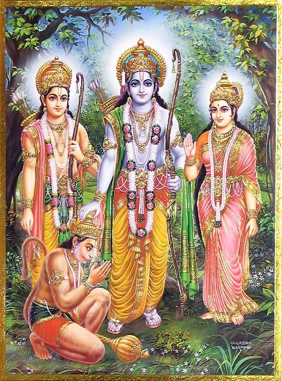 image of god hanuman. The relationship between Rama and Hanuman demonstrates the perfection of 