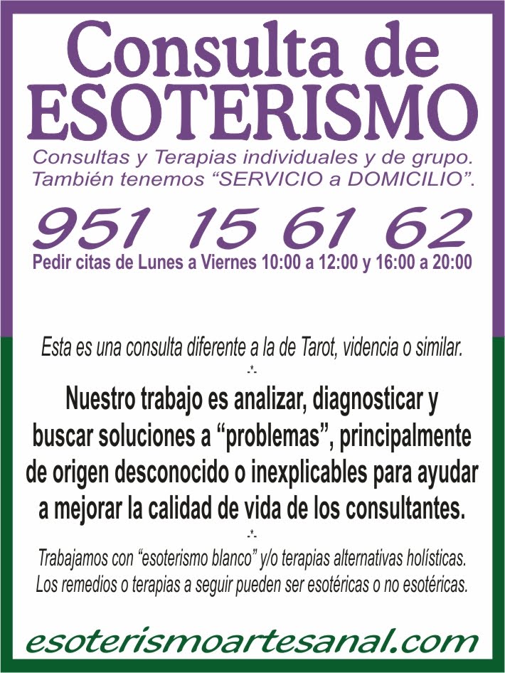 CONSULTA de ESOTERISMO