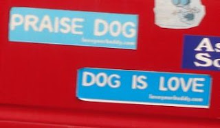 [Image: Bumper+Sticker+-+Asheville+-+Praise+Dog3.JPG]