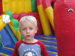 Silas at bouncy house