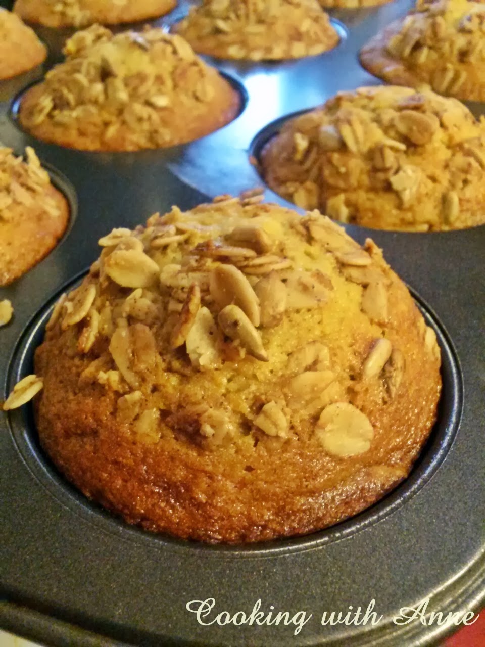 Cooking with Anne Pumpkin Granola Muffins