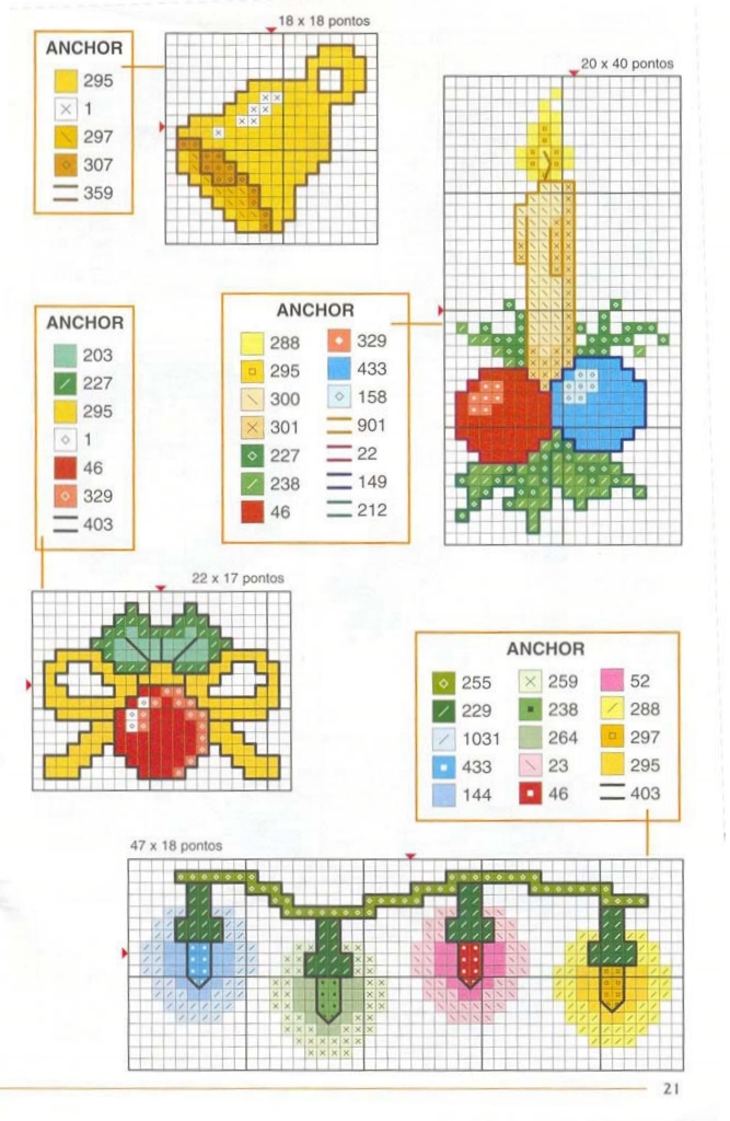 Punto de Cruz navideños