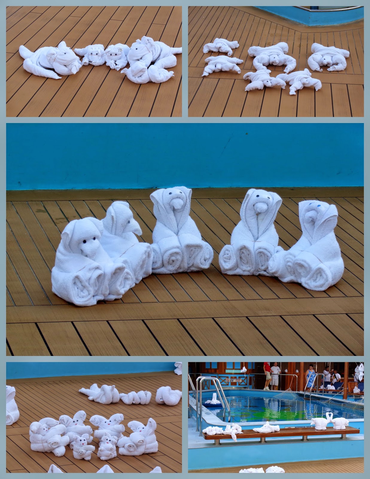 Holidays, Homeschool, & Home Cruise Towel Animals
