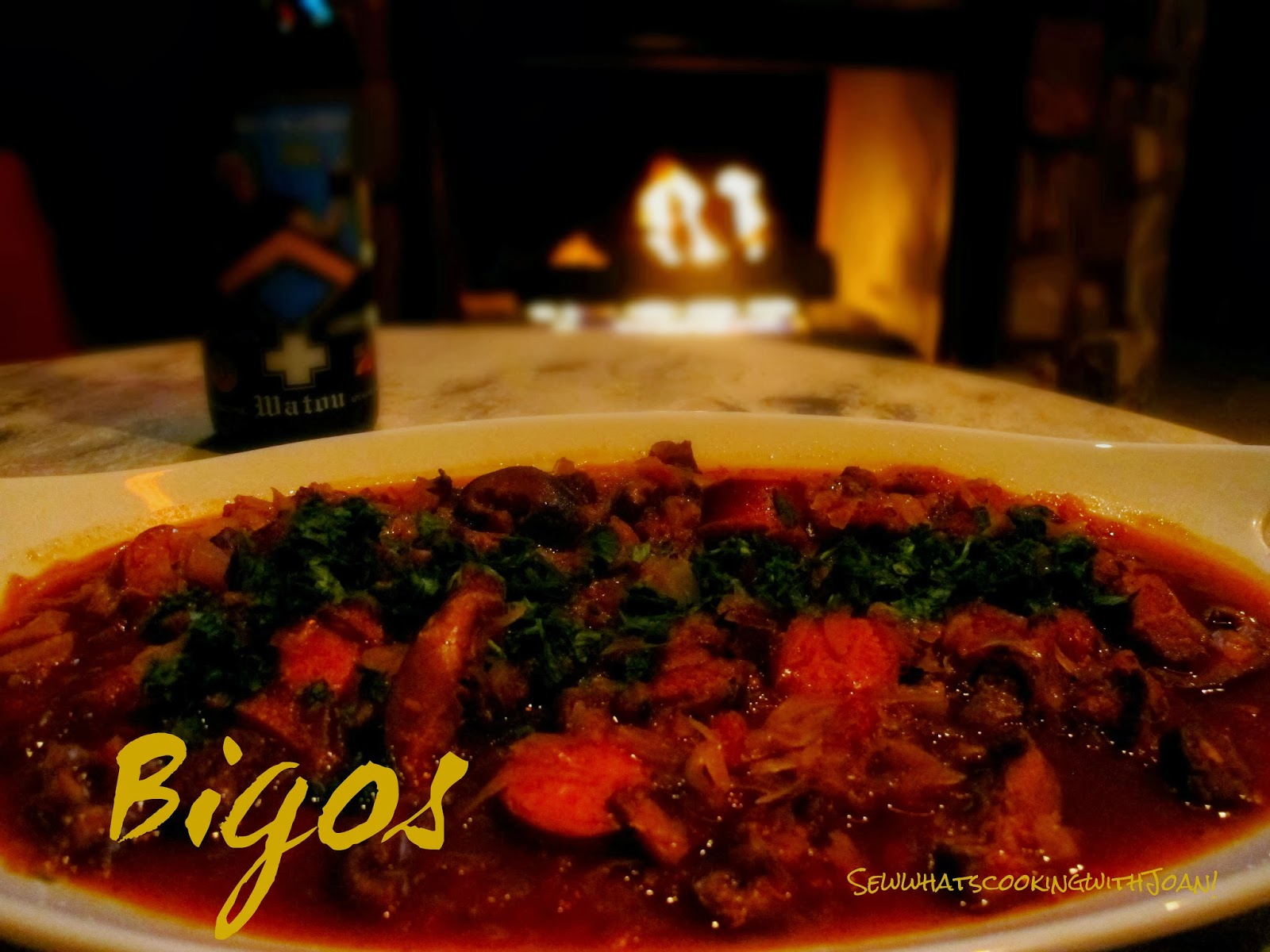 Sew what's cooking with Joan! Bigos Hunter's Stew in a Slow Cooker!