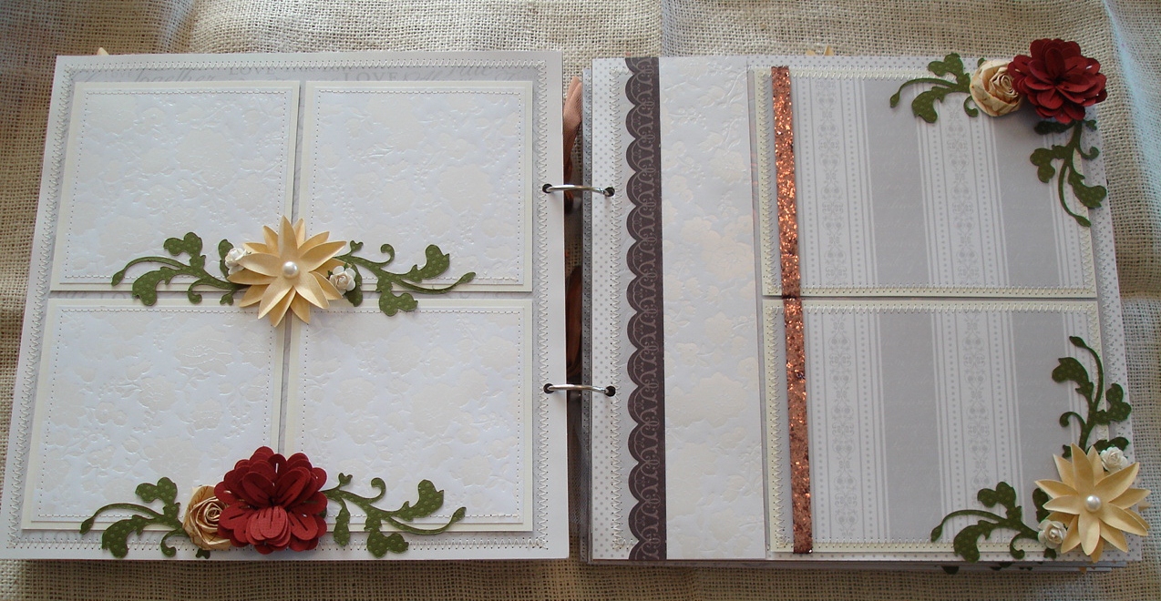 Scrapbooking by Phyllis Premade 12x12 Chipboard Wedding album