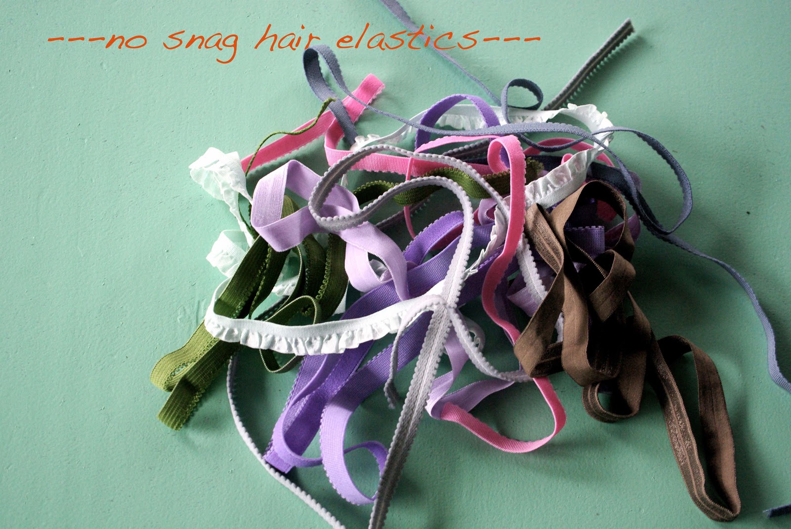 Weekdays from scratch Craft Camp No Snag Hair Elastics