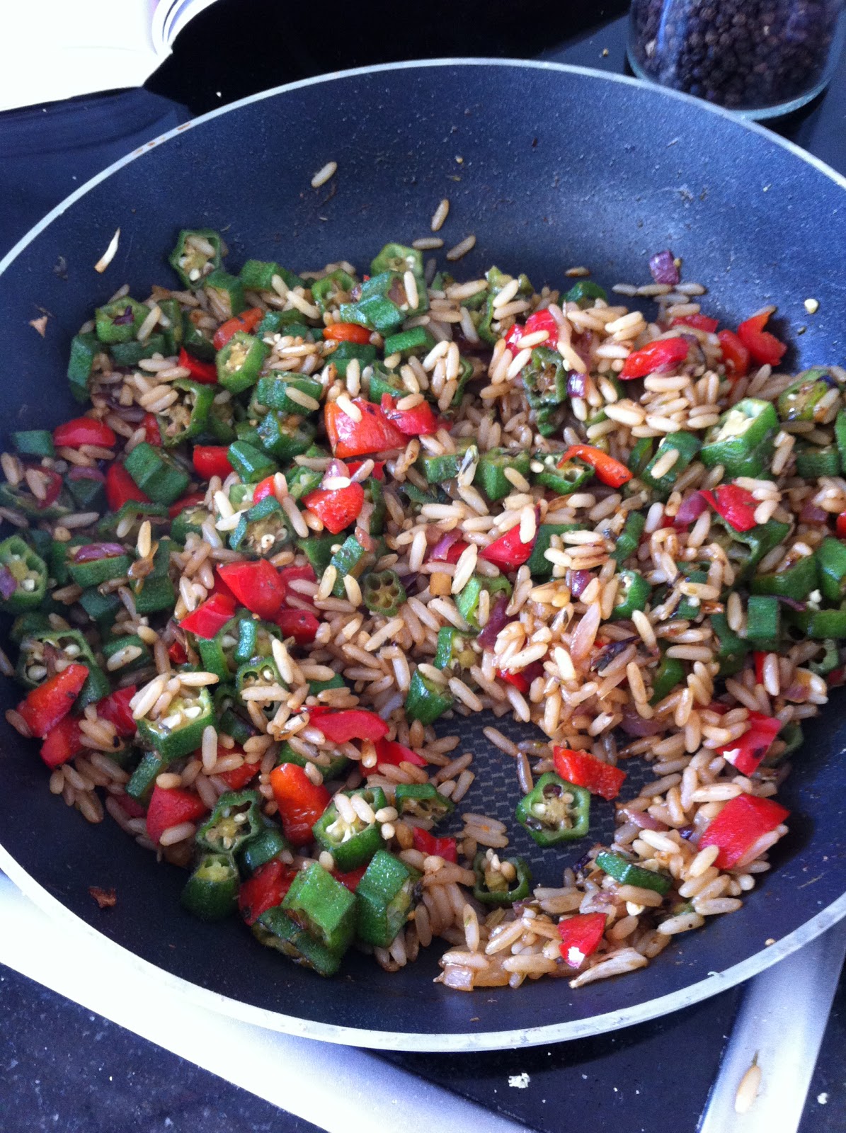 I ♥ Food Okra fried rice