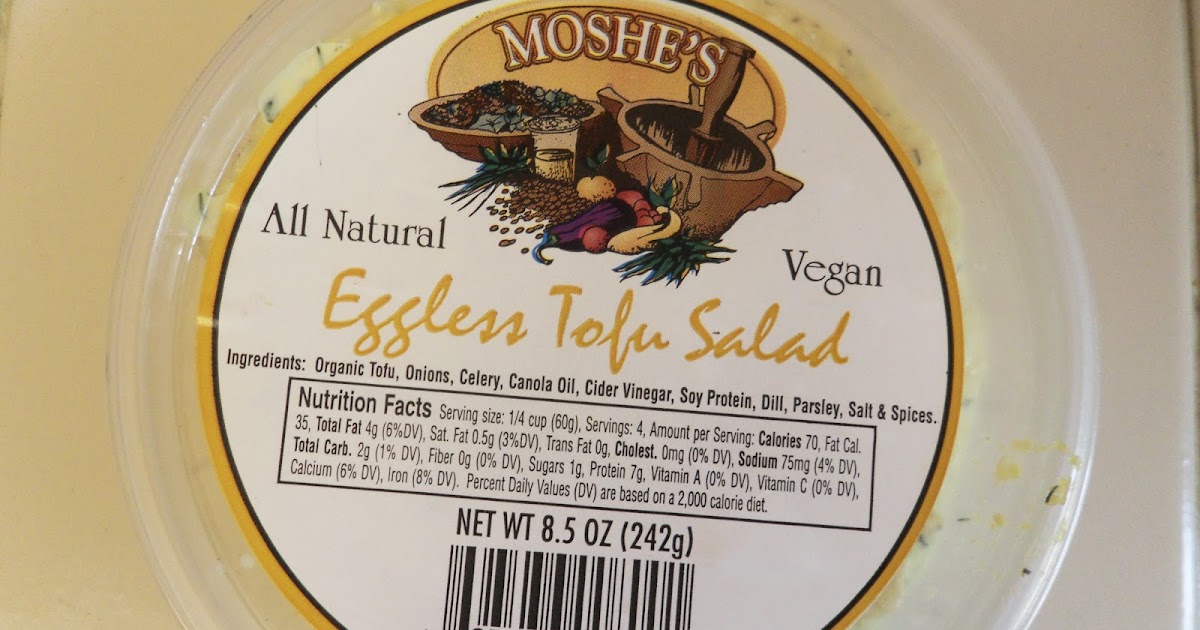 Simple. Easy. Vegetarian! Moshe's Eggless Tofu Salad