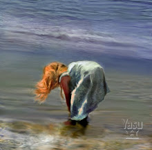 Girl Beachcombing