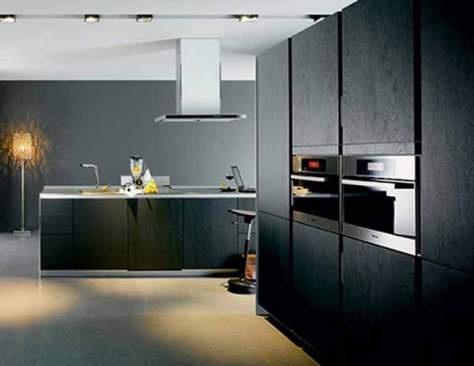 Gabinetes de Cocina Negros - Muy Elegantes