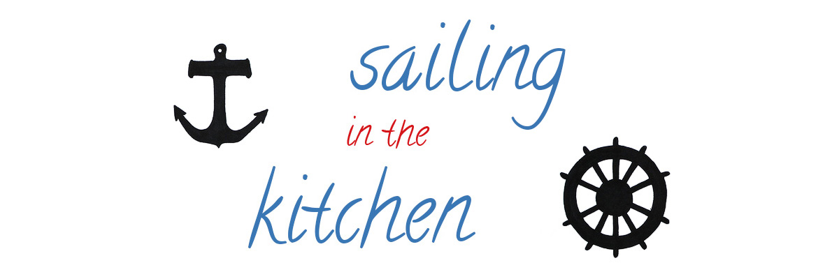 Sailing in the kitchen.