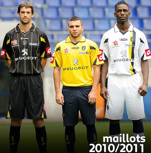 Football Teams Shirt And Kits Fan Fc Sochaux Lotto 2010 11 Team Kit Maillot