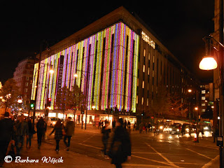 Oxford Street London at night