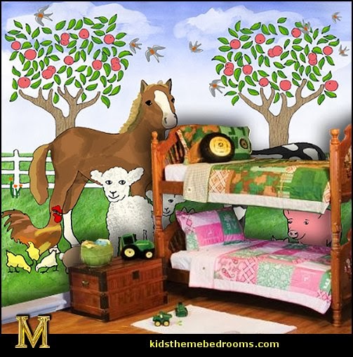 Modern House Plans Farm Theme Bedroom Decorating Ideas Horse