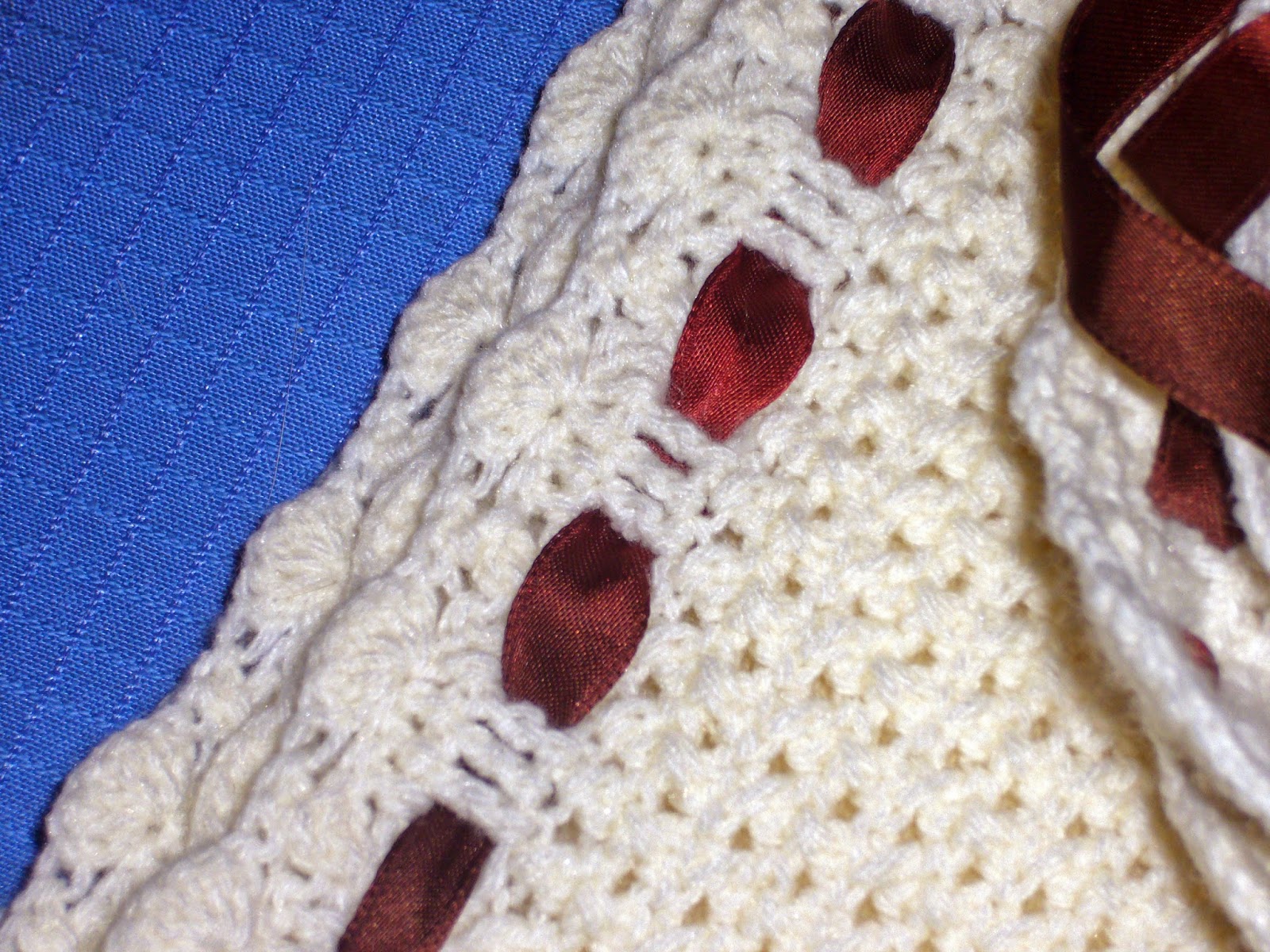 detalle manta a crochet detalle manta a crochet