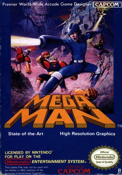 a mega man box