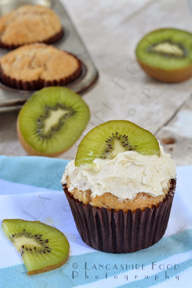 Lancashire Food Kiwi fruit cupcakes