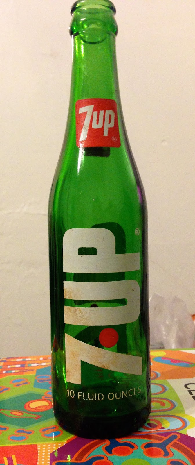 Old 7 up bottle
