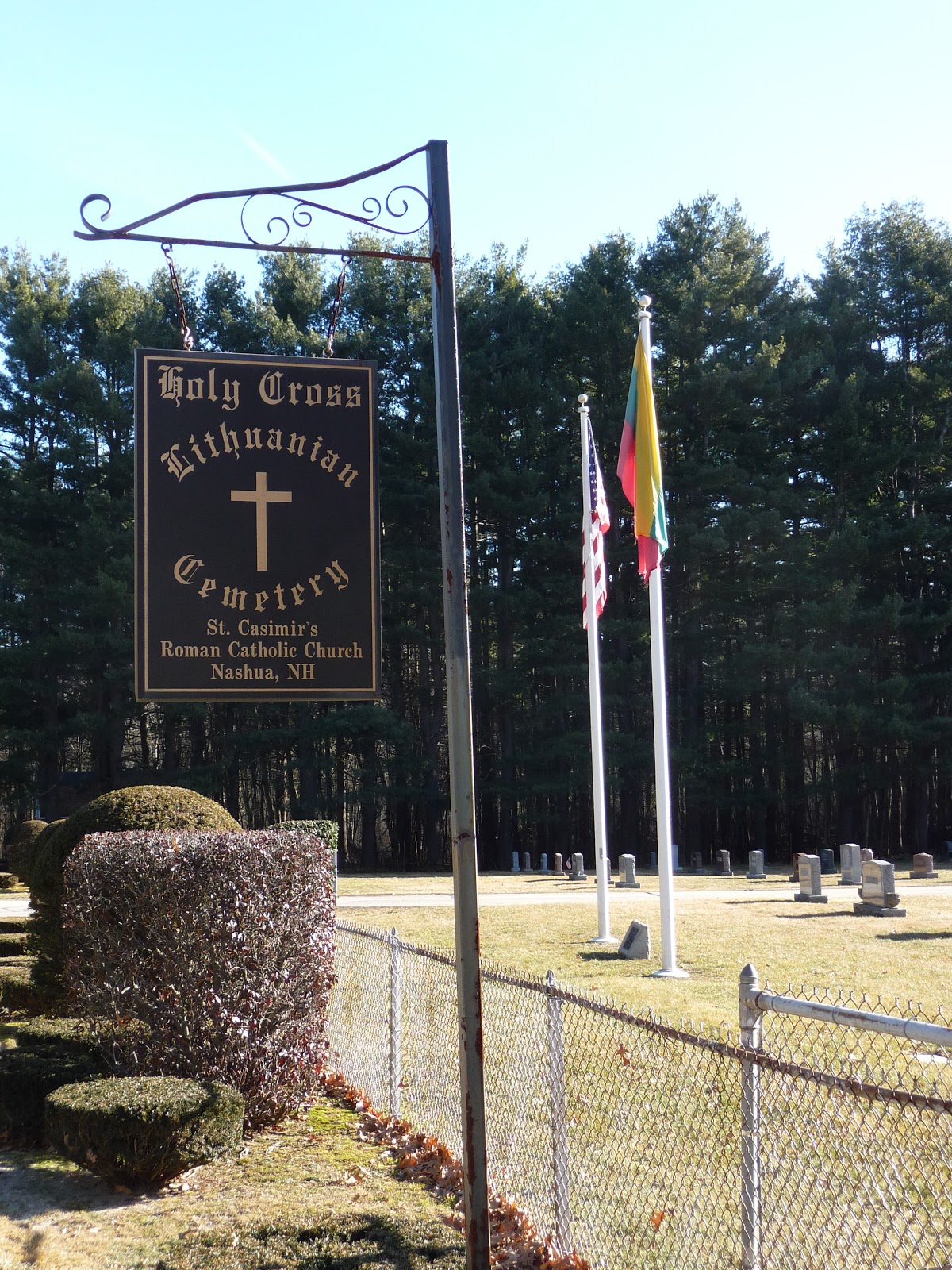 Nutfield Genealogy: Tombstone Tuesday ~ St. Casimir's Cemetery, Hudson, NH