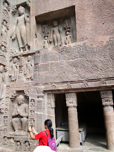 Ajanta caves.