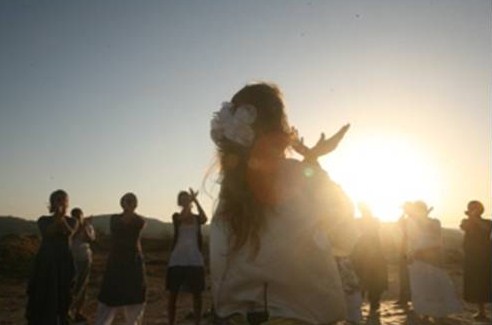 israel ancient dance shofar shiloh av tu blowing reviving traditions festival horn begins ram ceremony