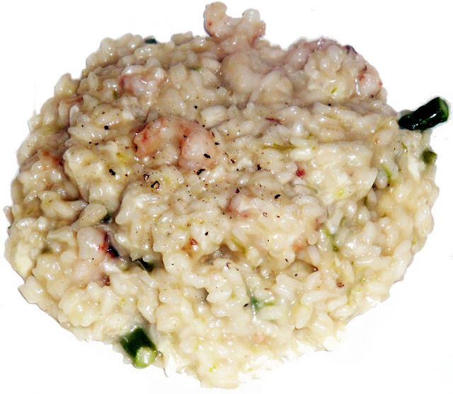 RISOTTO SCAMPI E ASPARAGI